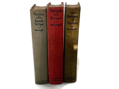 Antique Tarzan Hardcover Books at Duckwells