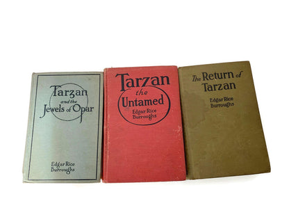 Antique Tarzan Hardcover Books at Duckwells