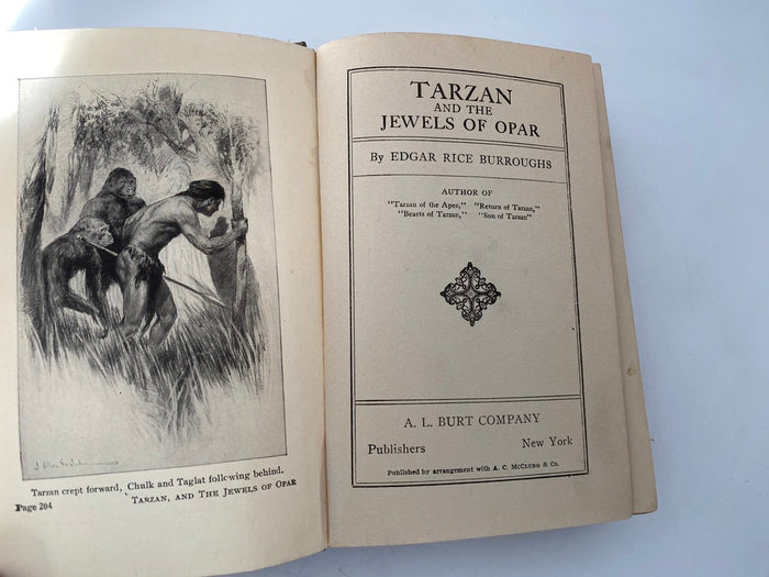 Antique Tarzan Hardcover Books at Duckwells