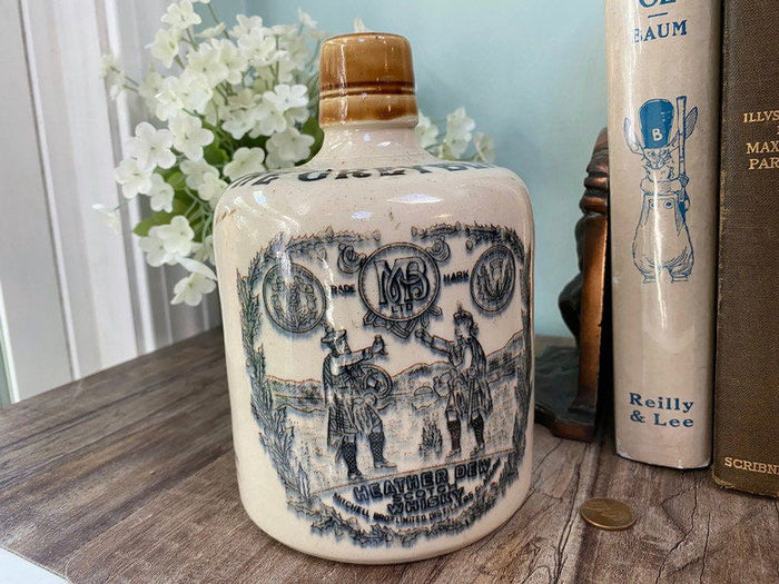 Antique The Greybeard Scotch Whiskey Stoneware Jug at Duckwells