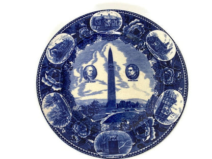 Antique Wedgwood Battle of Bennington Souvenir Plate at Duckwells