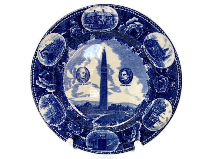 Antique Wedgwood Battle of Bennington Souvenir Plate at Duckwells