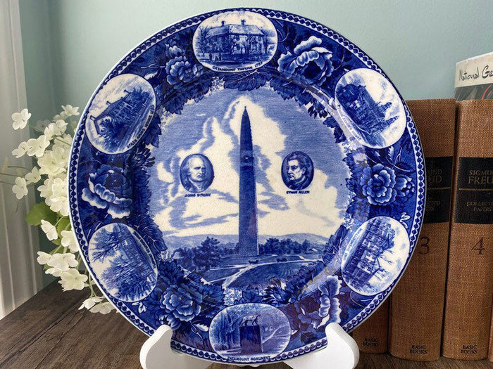 Antique Wedgwood Battle of Bennington Souvenir Plate at Duckwells