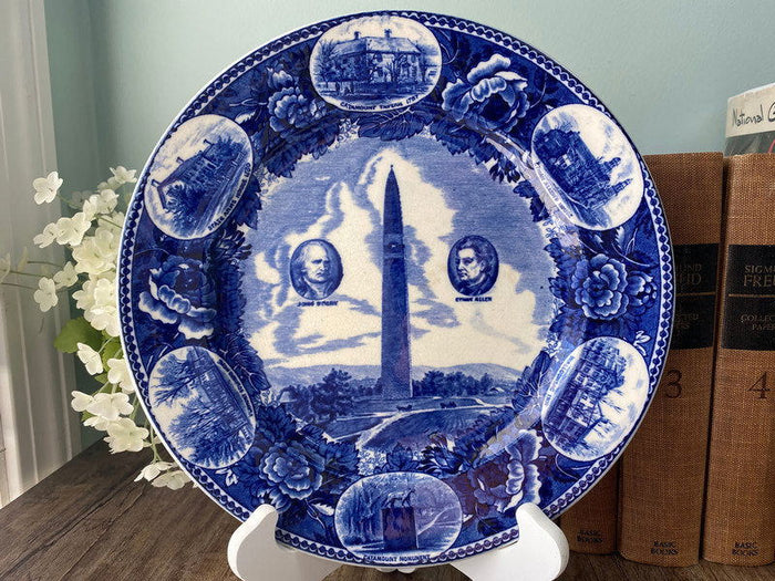 Antique Wedgwood Battle of Bennington Souvenir Plate at Duckwells