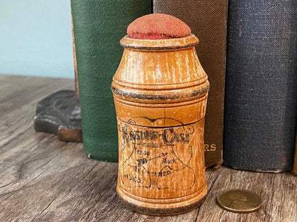 Antique Wood German Needle Case at Duckwells