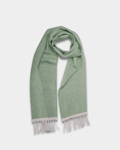 Greengage Duiske Merino Lambswool Scarf - Cushendale Woollen Mills