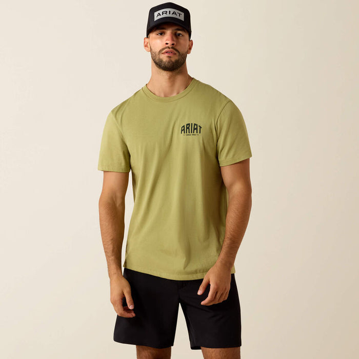 Ariat Men's Horse without Name Classic Fit T-Shirt in Tent Green