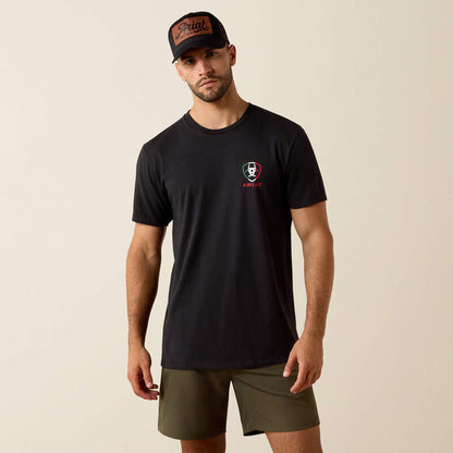 Ariat Men's Tres Herradauras Classic Fit T-Shirt in Black