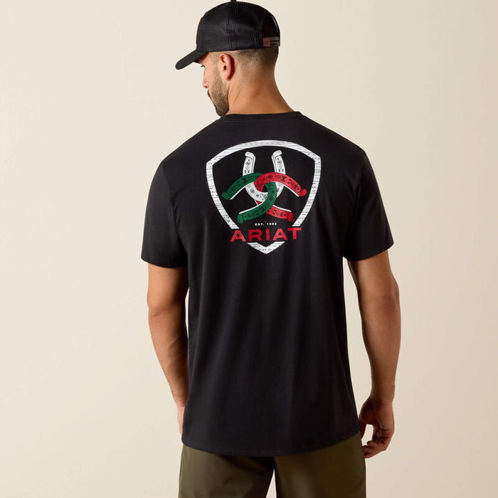 Ariat Men's Tres Herradauras Classic Fit T-Shirt in Black