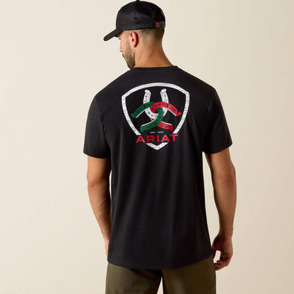 Ariat Men's Tres Herradauras Classic Fit T-Shirt in Black