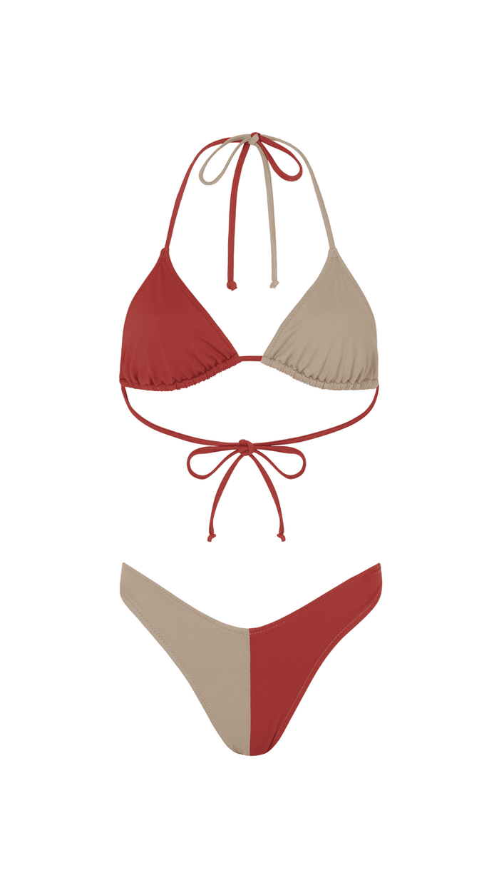 Ashlea Baker Bicolour Bikini Top for Stylish Swimwear - swimwear