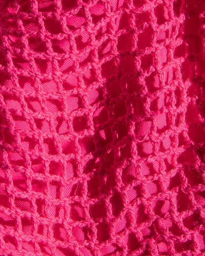 Close-up of bougainvillea open mesh fabric used in the LSPACE bougainvillea.