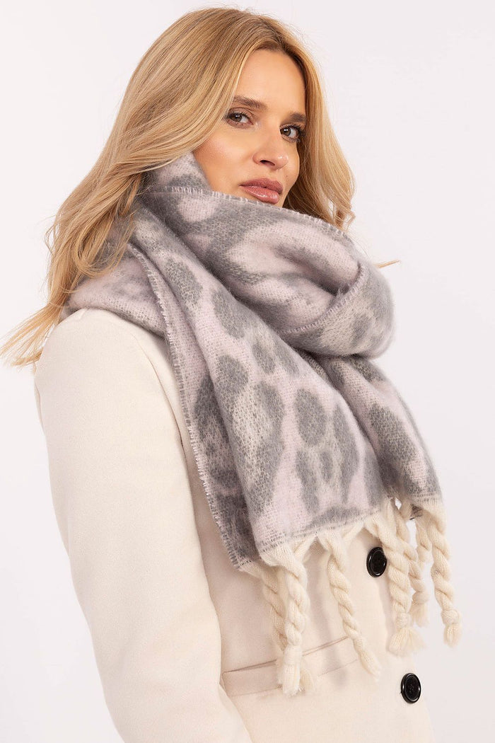 AT Animal Print Shawl for Women - Trendy Fashion Accessory - Scarves