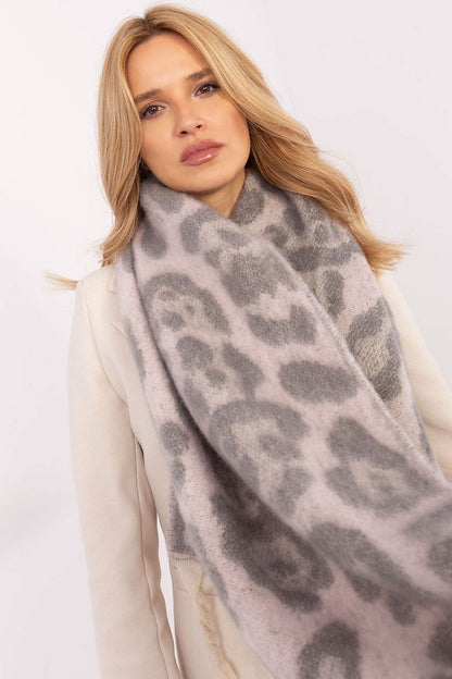 AT Animal Print Shawl for Women - Trendy Fashion Accessory - Scarves