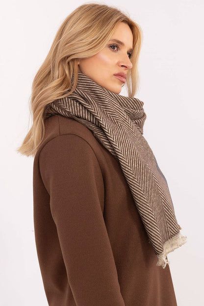 AT Striped Shawl for Women - Trendy Fashion Accessory - Scarves