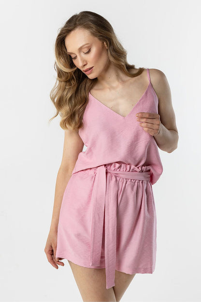 Awama Loose Cut Shorts for Effortless Summer Style pink - Shorts