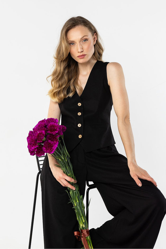 Awama Stylish Gilet Vest for Trendy Women - Vests