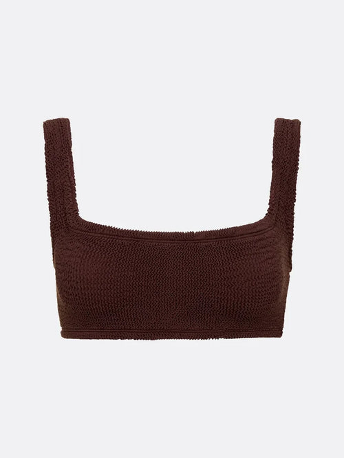 balboa bikini top - chocolate brown
