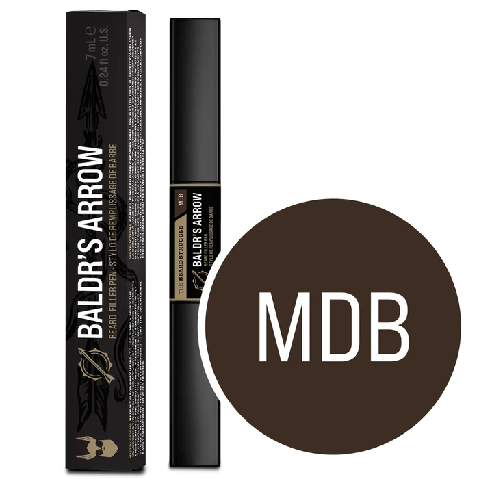 Baldr's Beard Pen, Medium Brown. The Beard Struggle