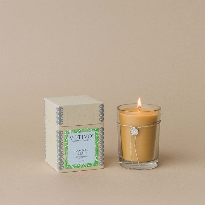 Bamboo Leaf Votivo Aromatic Candle