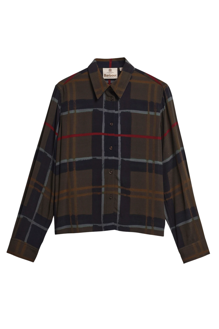 Barbour Kirklees Relaxed Shirt Shadow Classic Tartan LSH1769TN43 by Barbour Shop Barbour at Dotique