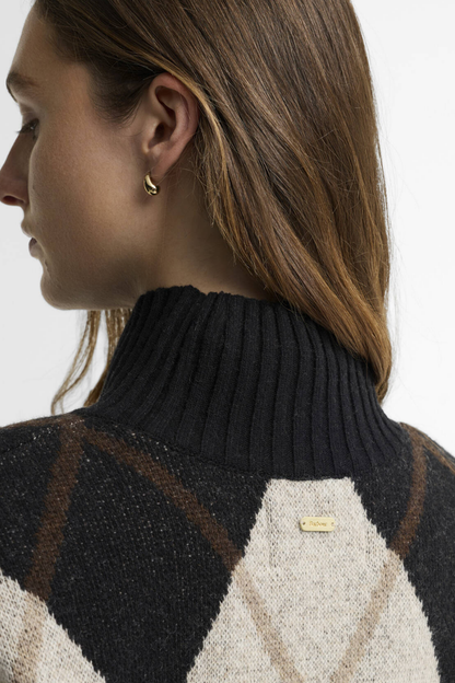 Barbour Marlow Argyle Wool Jumper Multi LKN1833MI11 by Barbour Shop Barbour at Dotique