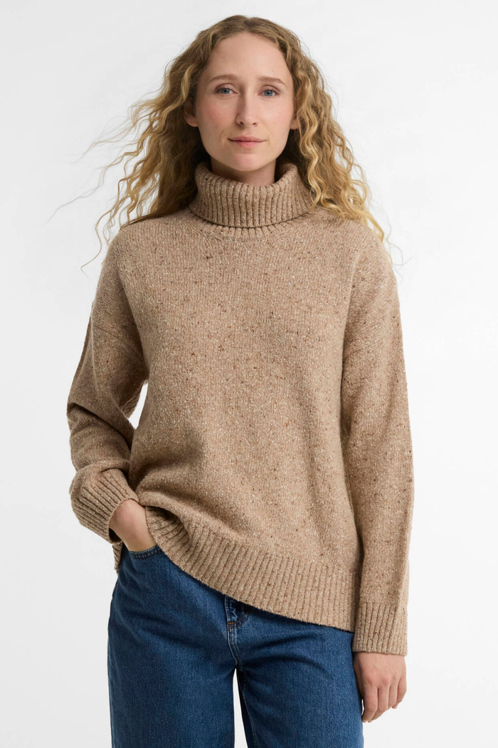 Barbour Stanford Fleck Rollneck Wool Jumper Warm Trench LKN1864BE9310 by Barbour Shop Barbour at Dotique