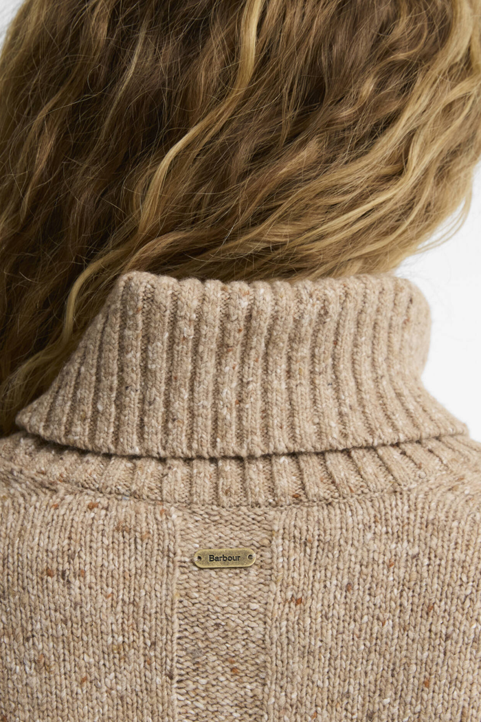 Barbour Stanford Fleck Rollneck Wool Jumper Warm Trench LKN1864BE9310 Shop Barbour at Dotique