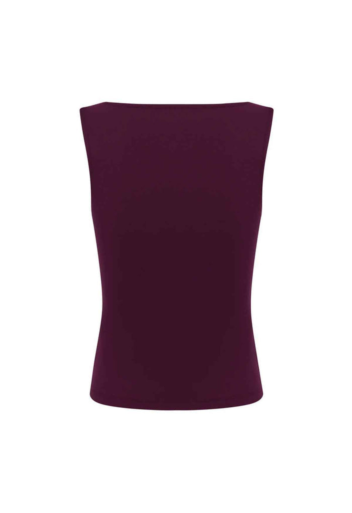 Bateau Tank Aubergine