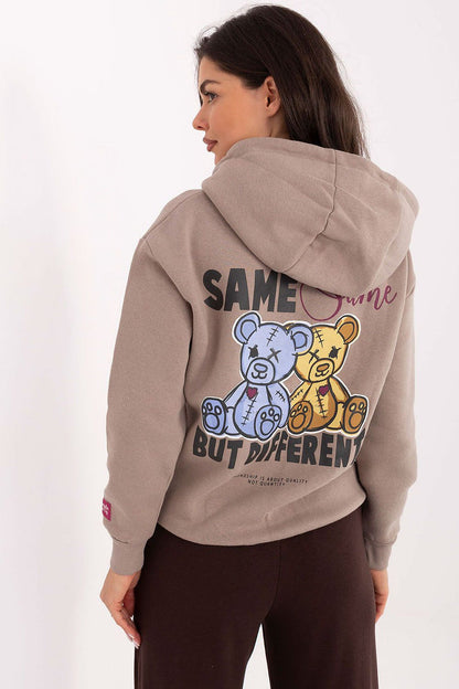 Beige Sweatshirt in a casual style for everyday - Sweaters