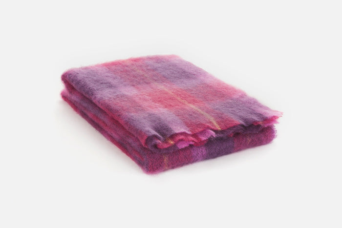 Berry Drumin Mohair Throw Blanket - Cushendale Woollen Mills