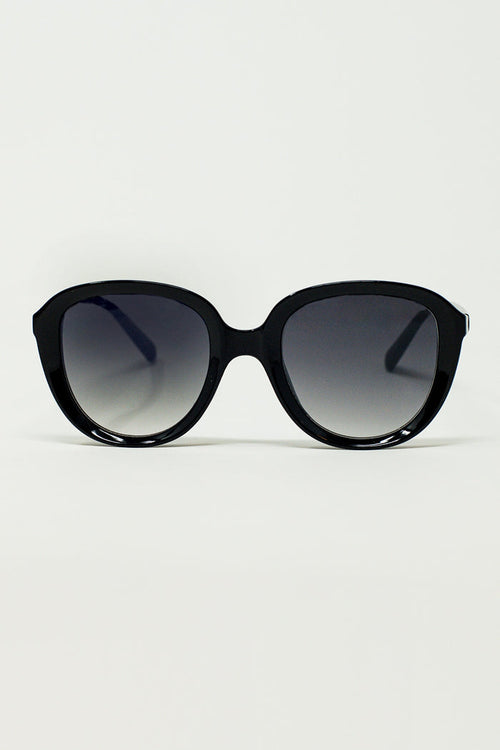 Big Round Sunglasses In Black