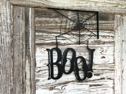 Boo Tin Hanger Sign