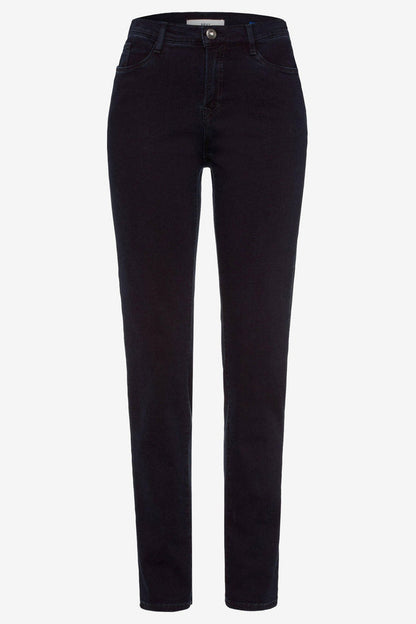 Brax Mary 70-4000 22 Clean Dark Blue Slim Fit Straight Leg Jeans - Dotique Chesterfield