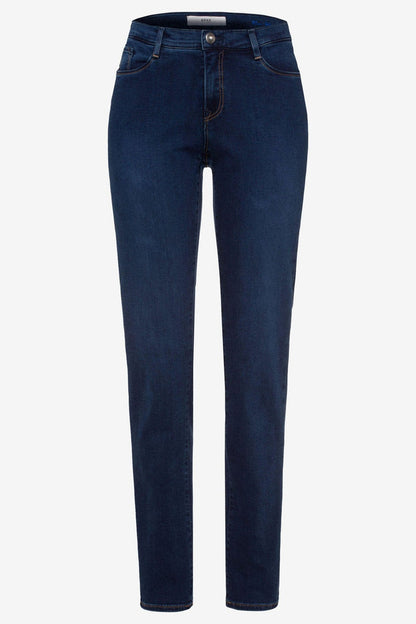 Brax Mary 70-4000 25 Slightly Used Regular Blue Slim Fit Straight Leg Jeans - Dotique Chesterfield