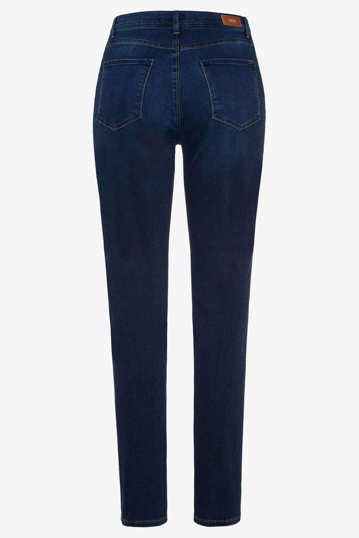 Brax Mary 70-4000 25 Slightly Used Regular Blue Slim Fit Straight Leg Jeans - Dotique Chesterfield