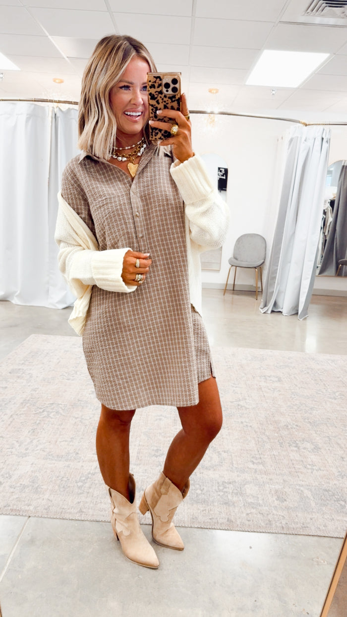 Brooklyn - Beige Ankle Boot