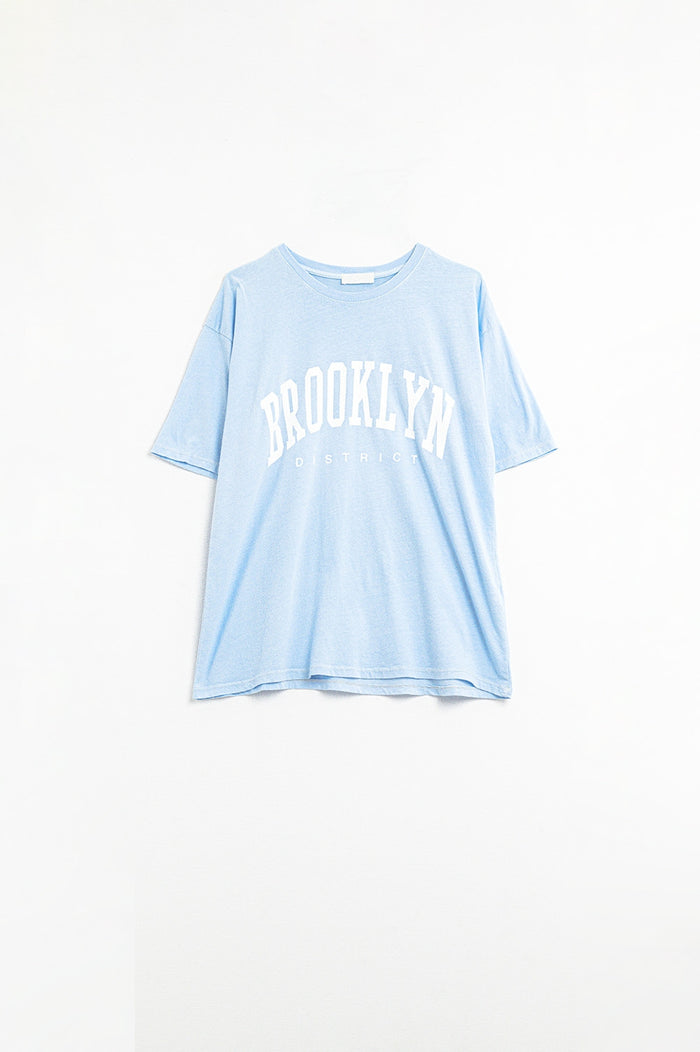 Brooklyn t shirt in blue - top