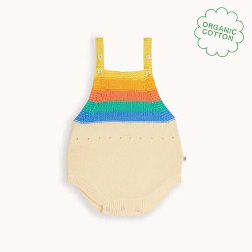 Bubble - Rainbow Stripe Knit Romper - Baby & Children's One-Pieces