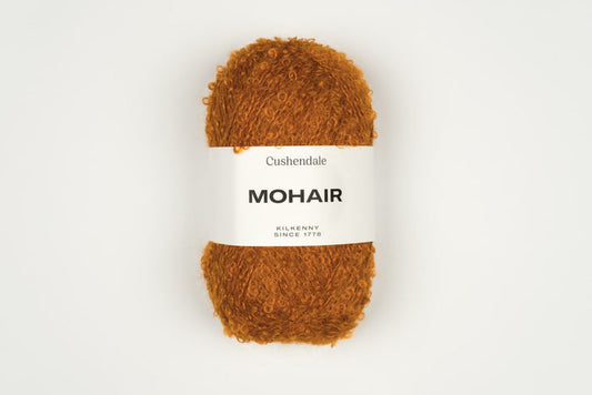 Burnt Orange Mohair Yarn - Cushendale Woollen Mills