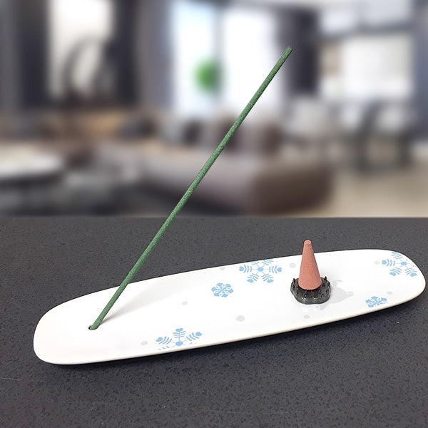 CERAMIC INCENSE BURNER - Snow Rabbit