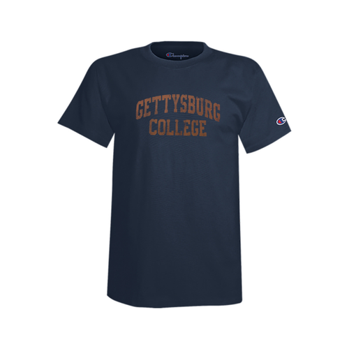 Champion Short Sleeve Navy Tee - Gettysburg College