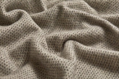 Charcoal Kilkenny Irish Wool Throw Blanket - Cushendale Woollen Mills