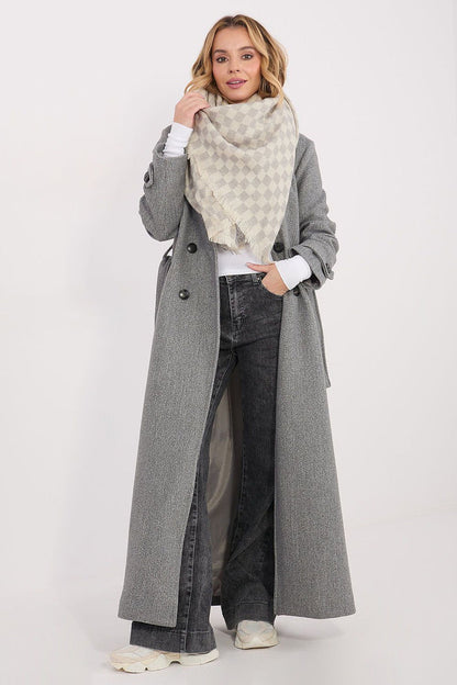 Checked Pattern Shawl for Women - Stylish & Versatile - Scarves