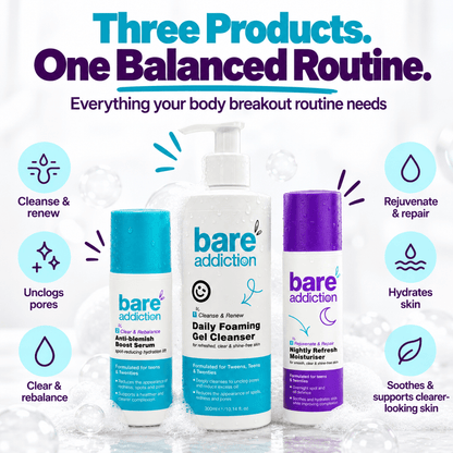 Clear & Balanced Body Kit – 3-Step Routine for Acne-Prone Skin