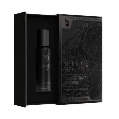 Concentrated Cologne Oil in Surtr's Fury scent. The Beard Struggle