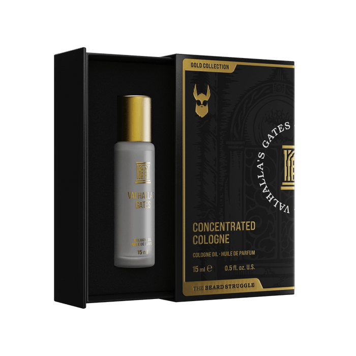 Concentrated Cologne Oil in Valhalla's Gates scent. The Beard Struggle