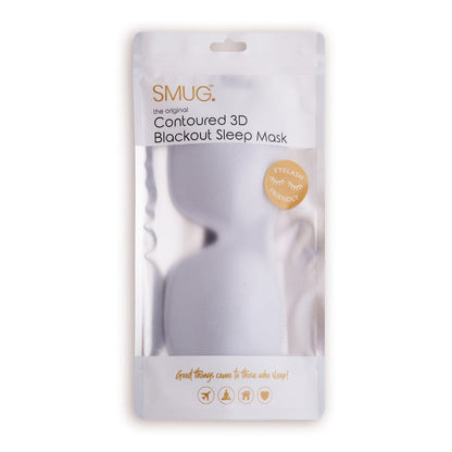 Contoured 3D Blackout Sleep Mask - Grey - Contoured Sleep Mask