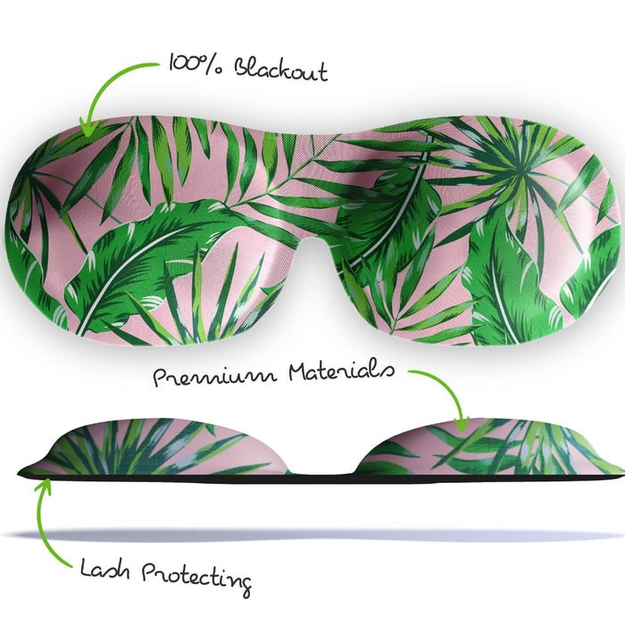 Contoured 3D Blackout Sleep Mask - Palm Print - Contoured Sleep Mask