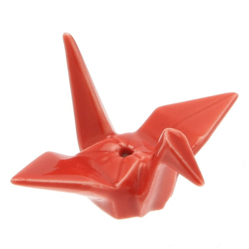 CRANE INCENSE HOLDER - Red